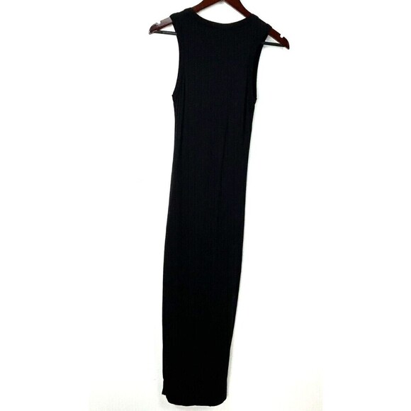Lulus Shield and Sword Womens Size M Black Sleeveless Maxi Dress With Pockets E2 - Picture 6 of 10